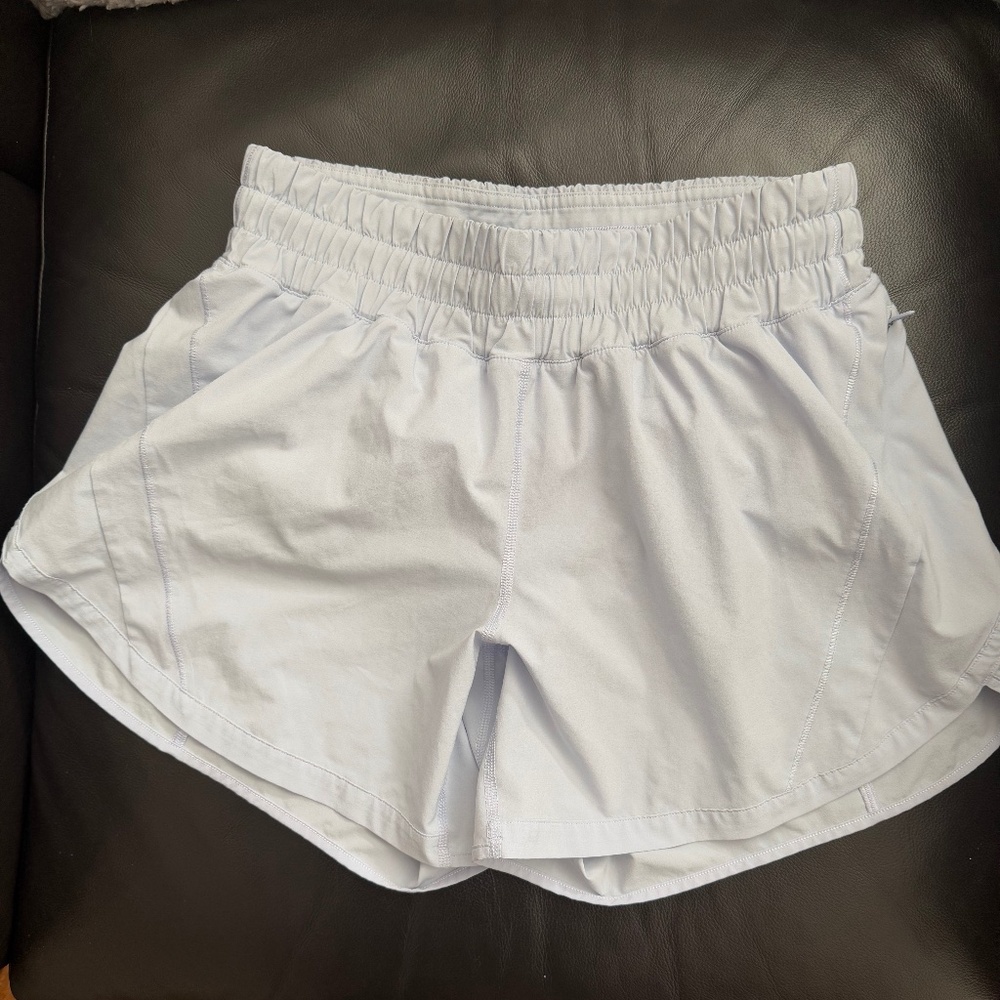Lululemon light blue shorts